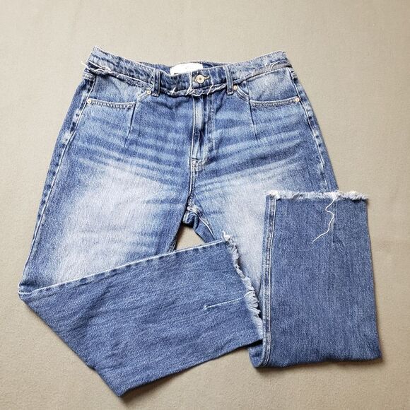 KanCan  Angelina High Rise Slim Straight Cropped Jeans Size 11 / 29 - Picture 7 of 14